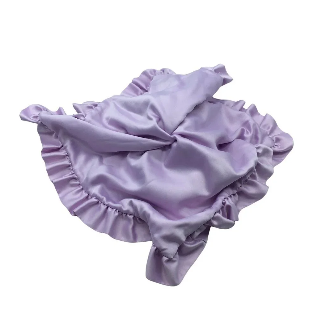 Carter's Hippo Lovey Security Blanket Rattle Satin Back 14